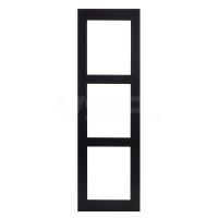 2N Surface Installation Frame for 3 Modules - Black