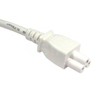 UK C5 Power Cable - 1m White