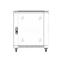 All-Rack 12U Floor Standing Cabinet (Black)