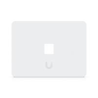 Ubiquiti Horizontal 1 Port Keystone Paintable Wall Plate 4-Pack