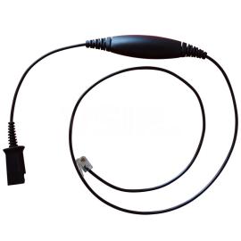 Eartec QD cable for Avaya 16 and 96 series