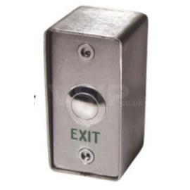 Architrave stainless steel exit button,surface mount