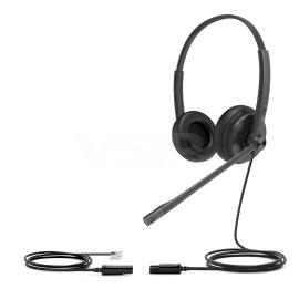 Yealink YHS34 Dual Wired Headset with foam ear cushion