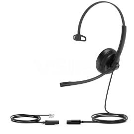 Yealink YHS34 Mono Wired Headset with leatherette ear cushion