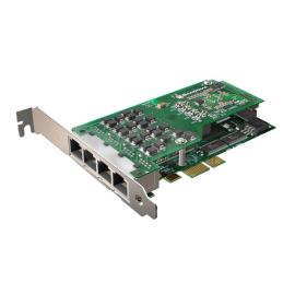 Sangoma A104DE 4 Port T1/E1/J1 PCIe Card w/EC HW