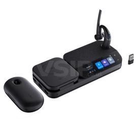 Yealink BH71 mono Wireless bluetooth Headset with workstation and case