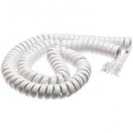 White Curly Cord for Fanvil H2U White Hotel Phone
