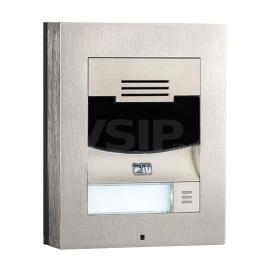 2N IP Solo Surface Mount Intercom 9155301CS in Brushed Nickel