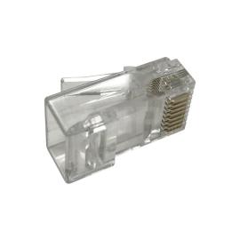 RJ45 CAT6 Unshielded Plug Connectors - Pack of 100