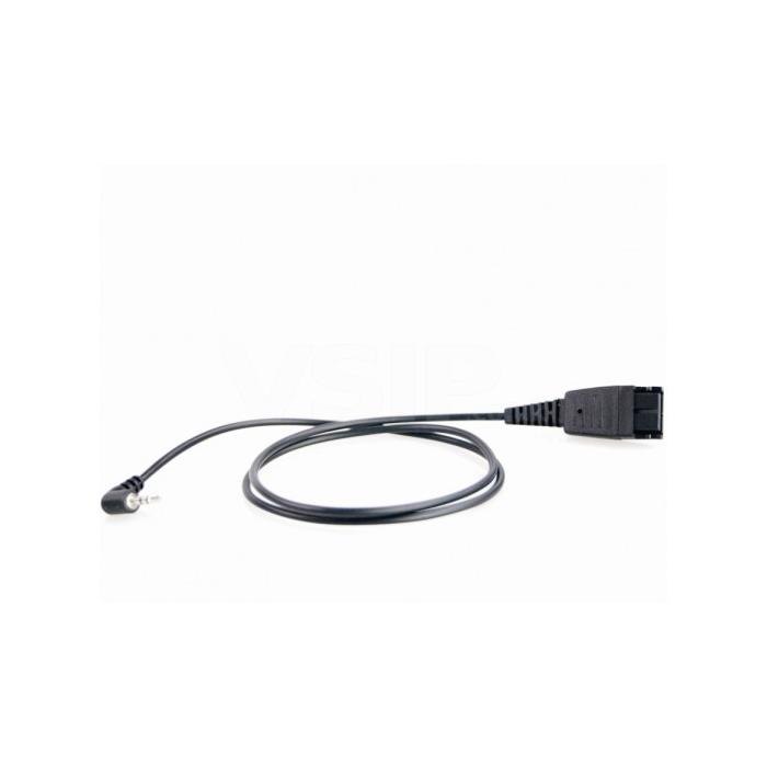 Eartec QD Bottom Cable with 2.5mm Jack Connector