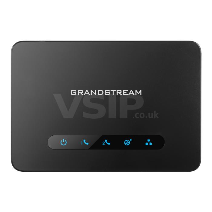 Grandstream HT-812 ATA Adaptor (2 FXS) with Integrated NAT router