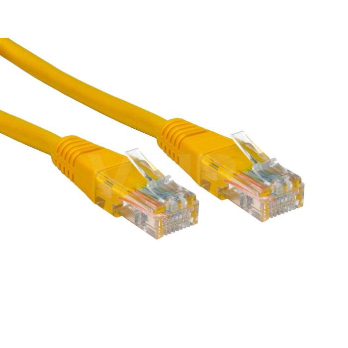 50-centimetre cat 5 cable in yellow