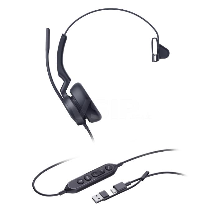 Yealink UH46 Mono USB-C/A Wired Headset (Teams Edition)