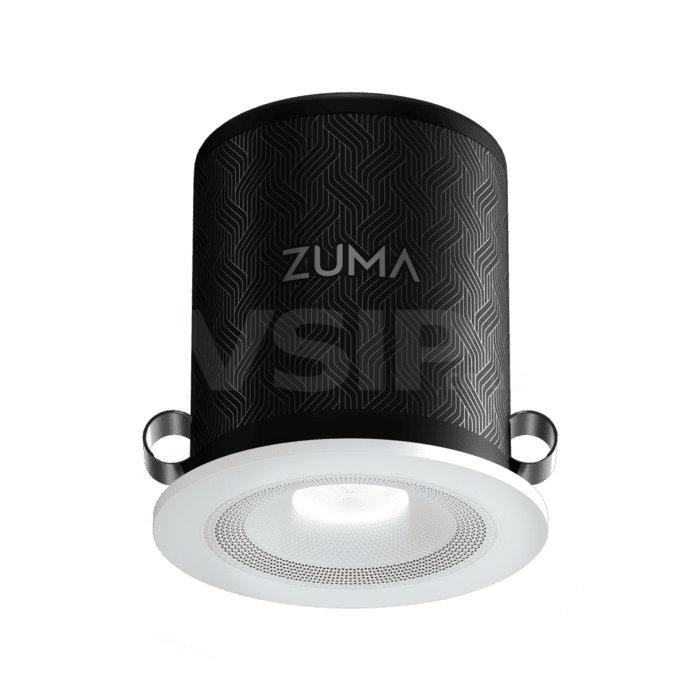Zuma Lumisonic Wireless Downlight & Speaker with Round Bezel